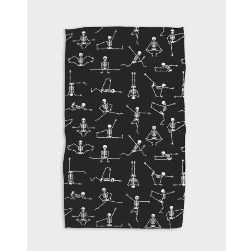 Yoga Bones Kitchen Tea Towel