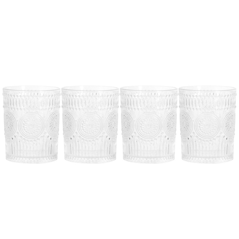 10oz Clear Glass Set of 4