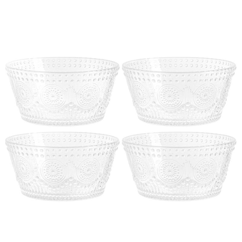 13.5oz Clear Bowl Set of 4