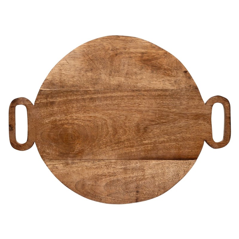 16 Mango Round Cutting Board w/Handles