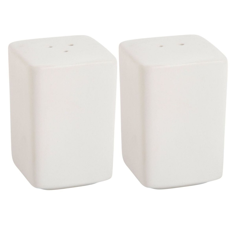 3 White Square S&P Set