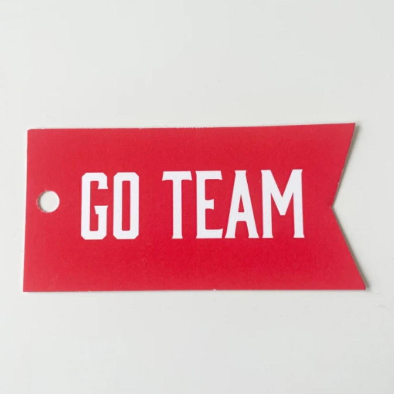 Go Team Gift Tag