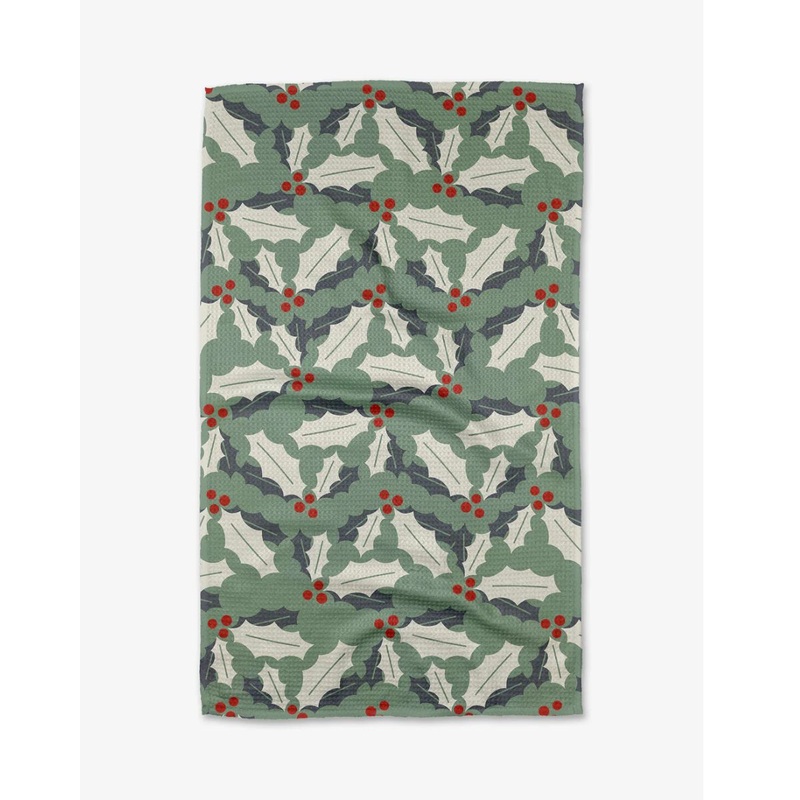 Holly Jolly Kitchen Tea Towel