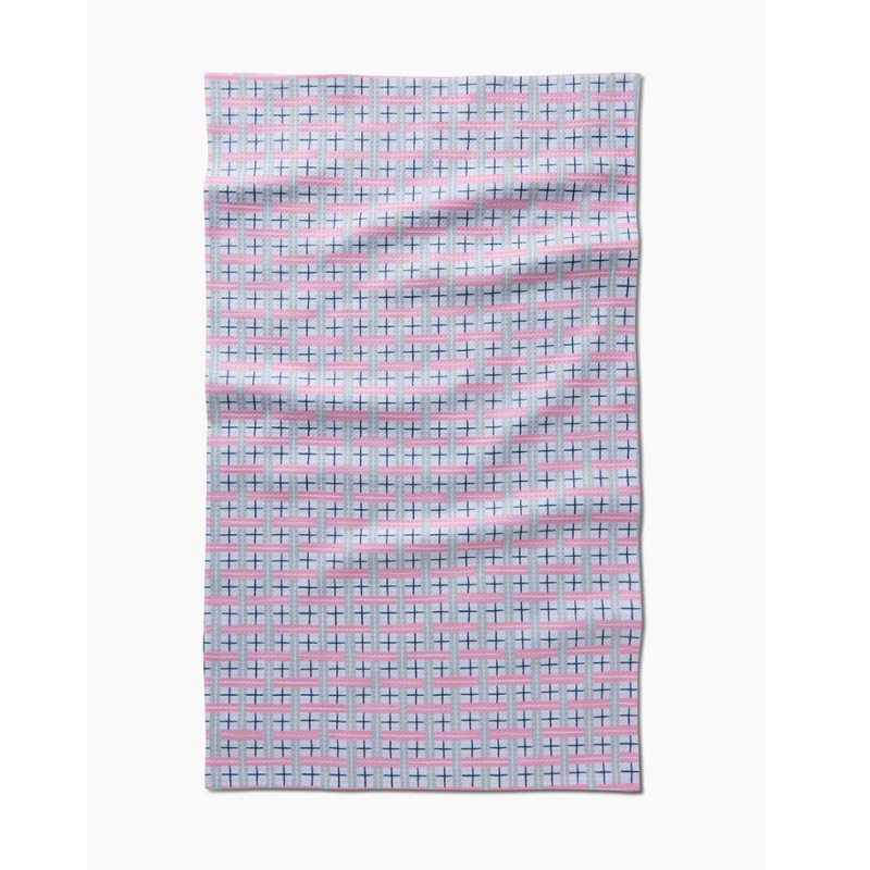 Spring Cottage Plaid Tea Towel