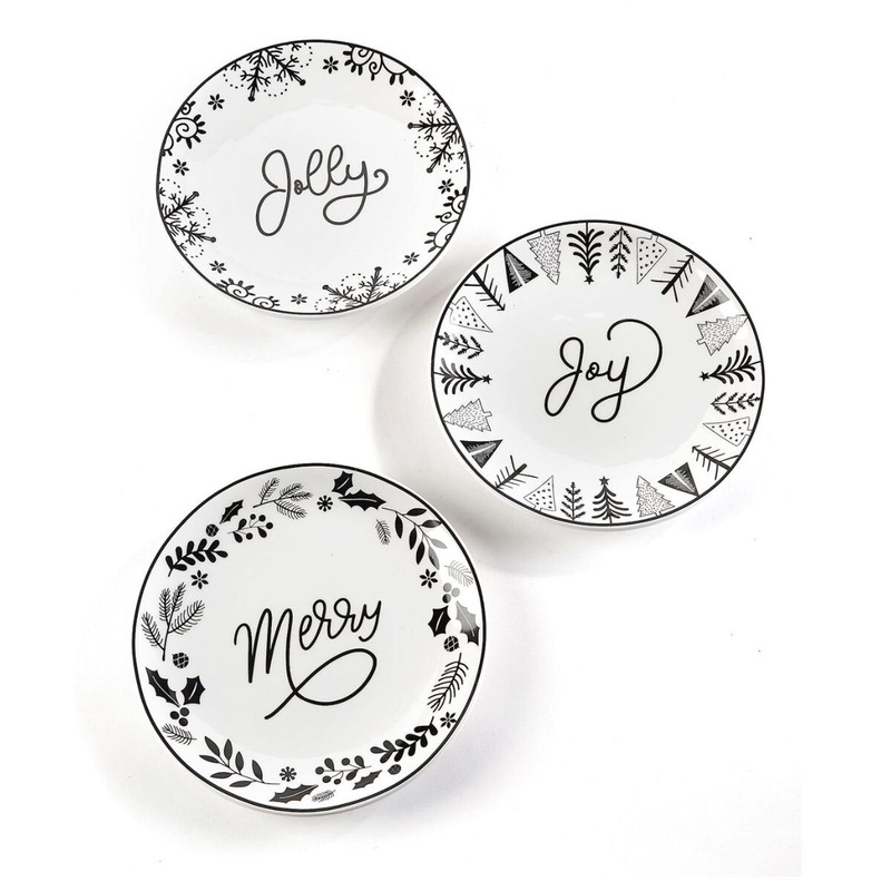 Tidbit Plates w/ Sentiment Assorted(dis)