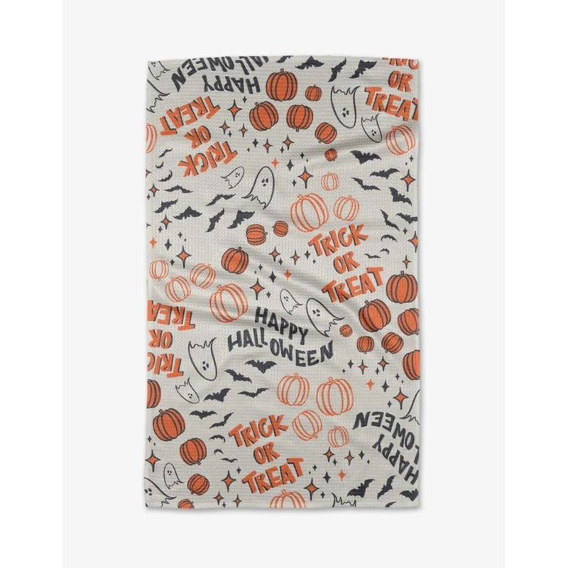 Trick or Treat Kitchen Tea Towel