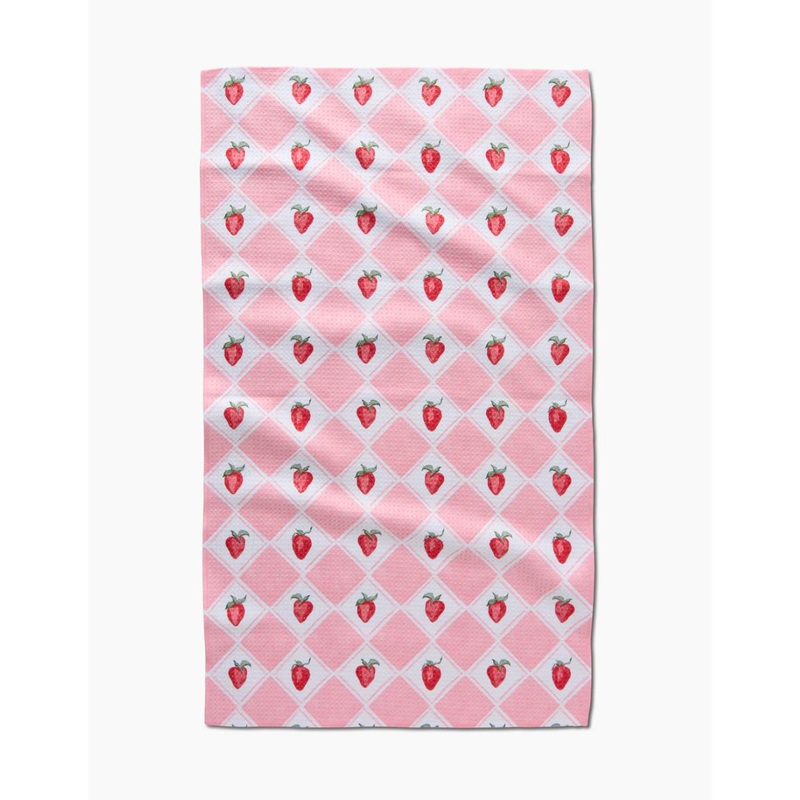 Vera Strawberries Tea Towel