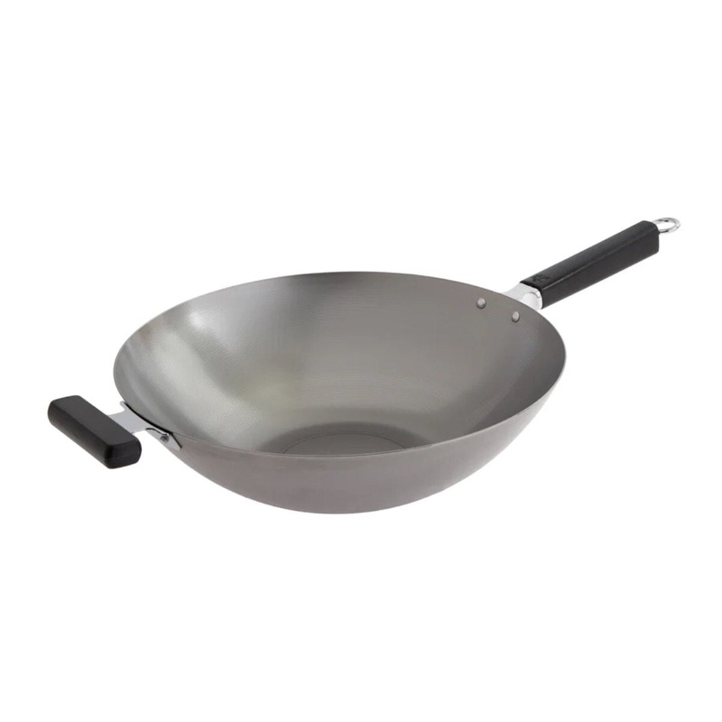 14 Carbon Steel Wok W/Phenolic Handles
