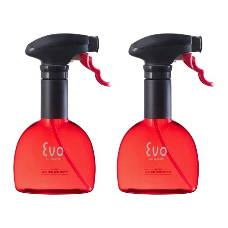 8 oz Red Evo Oil Sprayer – Set of 2