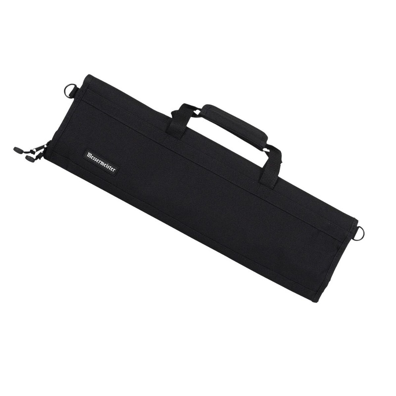 8-Pocket Black Knife Bag