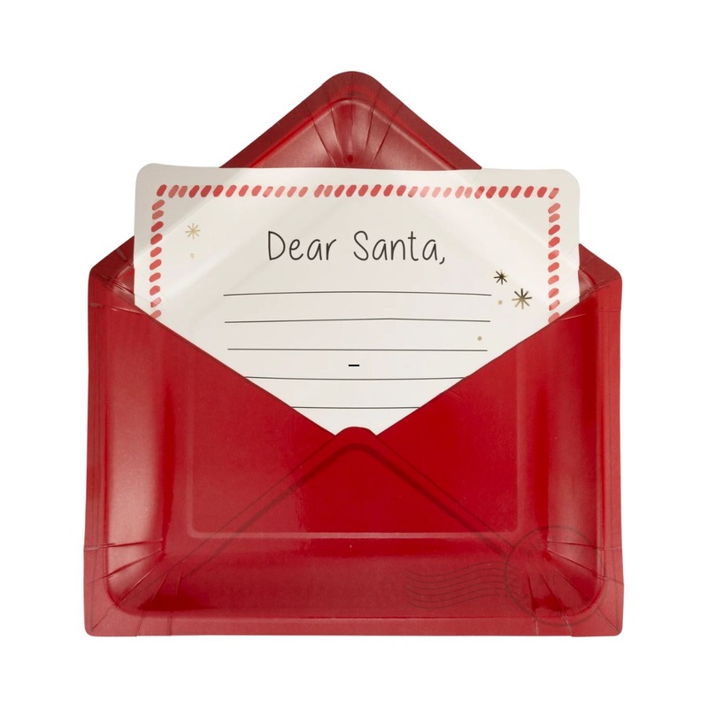 Letter To Santa Paper Plates