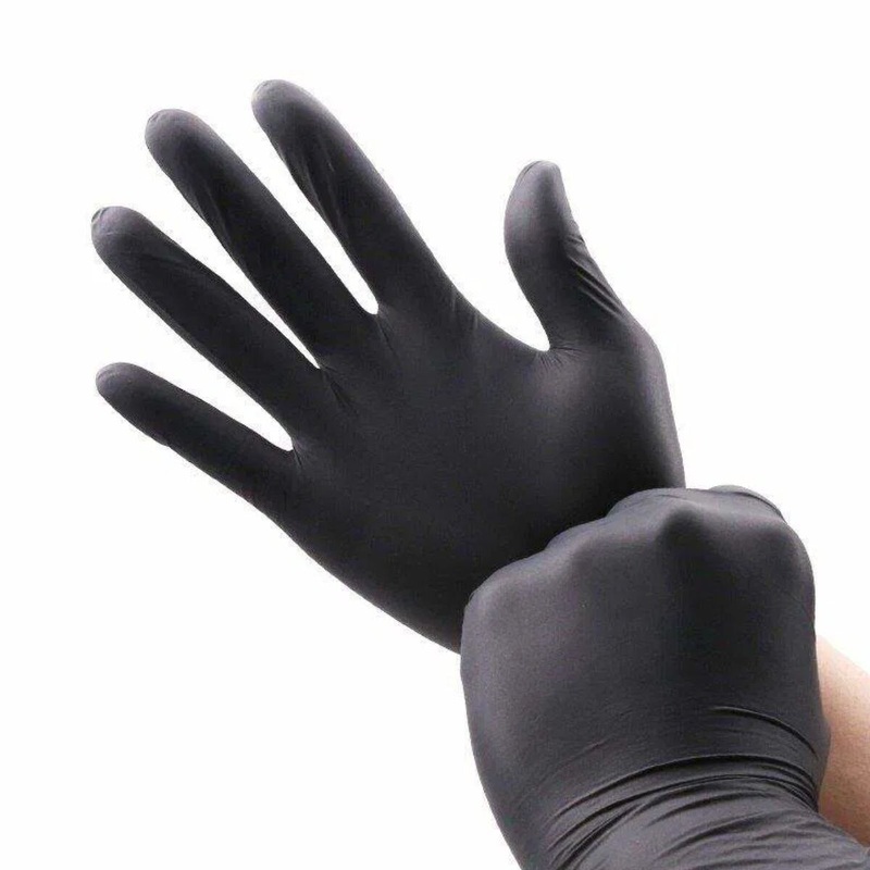 Nitrile Large Black Glove