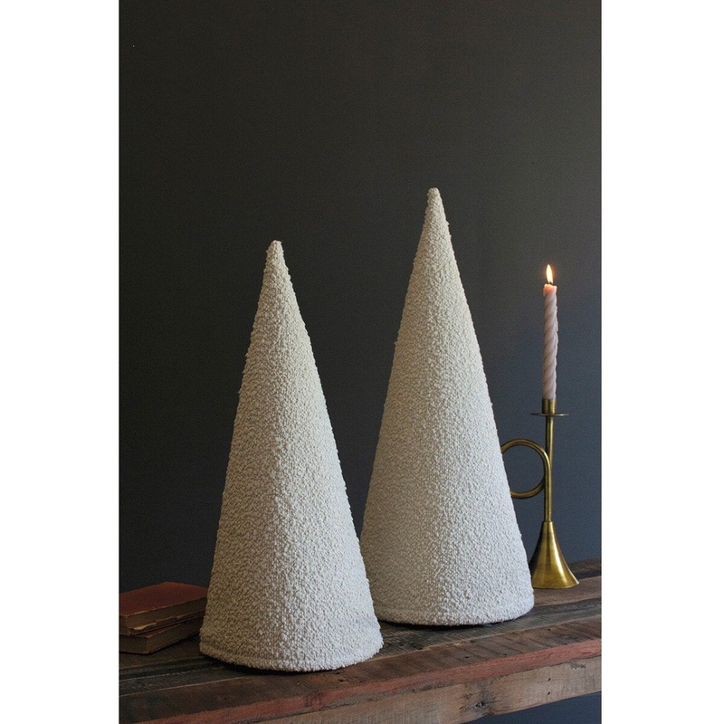 Pearl Boucle Christmas Trees