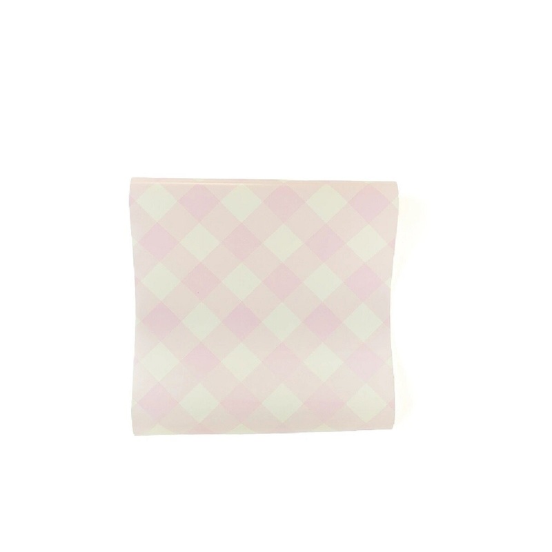 Pink Gingham Table Runner