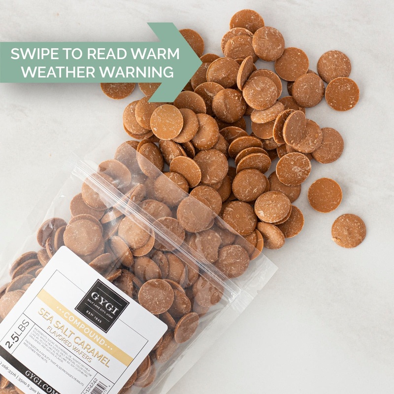 Sea Salt Caramel Wafers – 2.5 lb. Bag