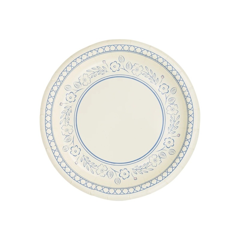 7 Pembroke Floral Paper Plate