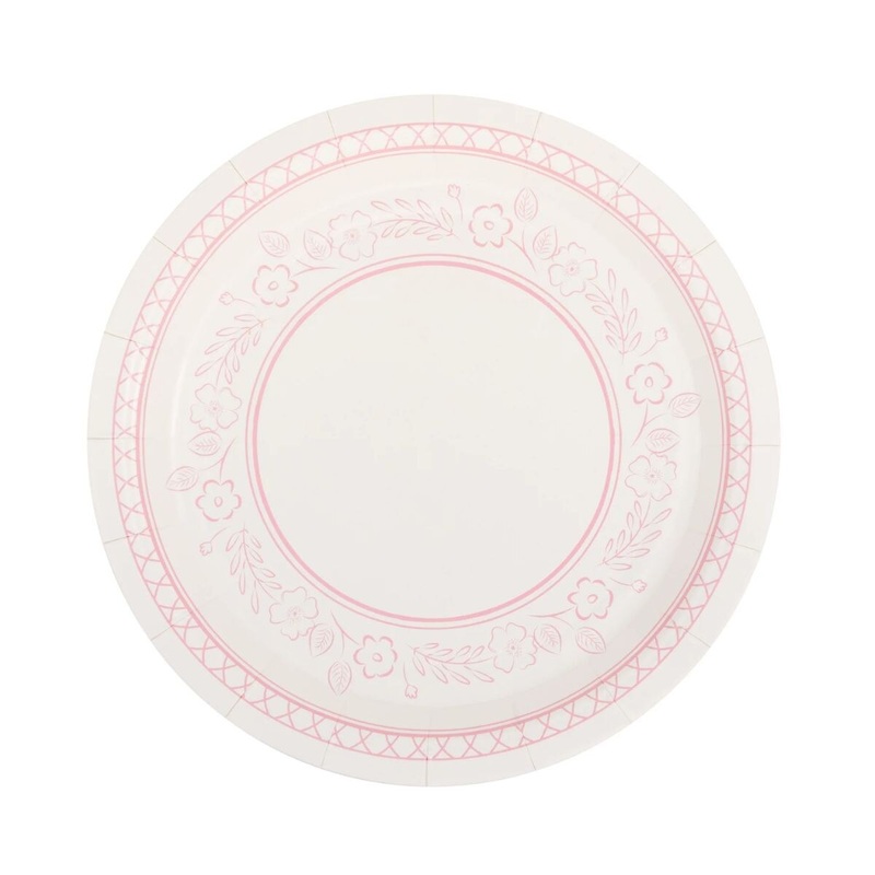 7 Pembroke Small Pink Floral Plate