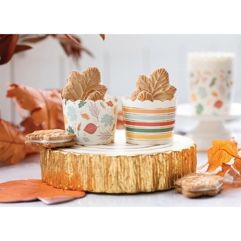 Foiled Leaves Food Cups