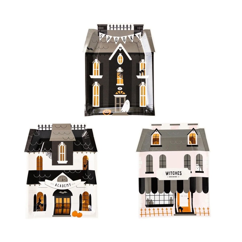 Haunted House Plate Set