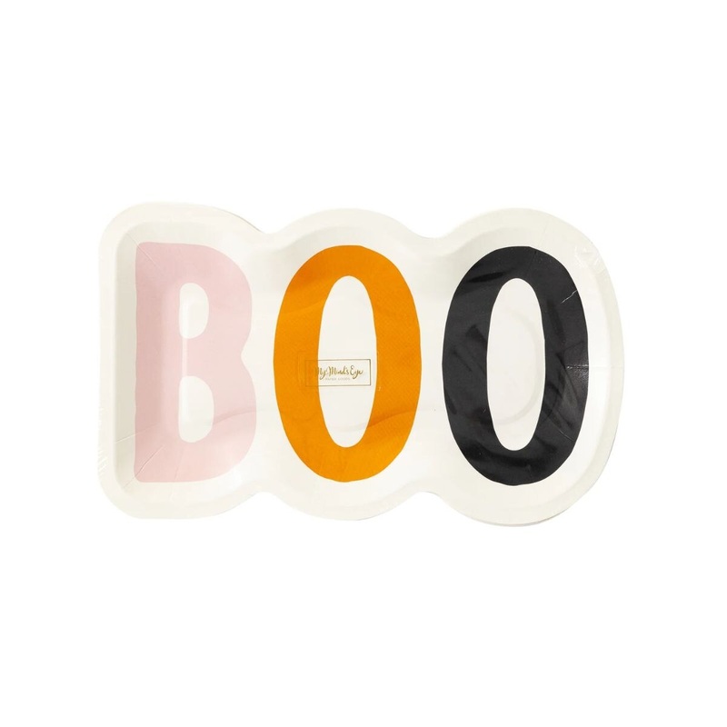 Hey Pumpkin Boo Paper Plate