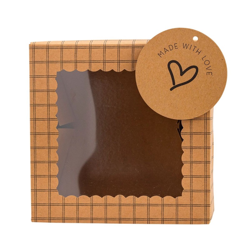Made with Love Kraft Cookie Box