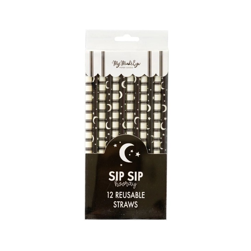 Moons and Stars Straws