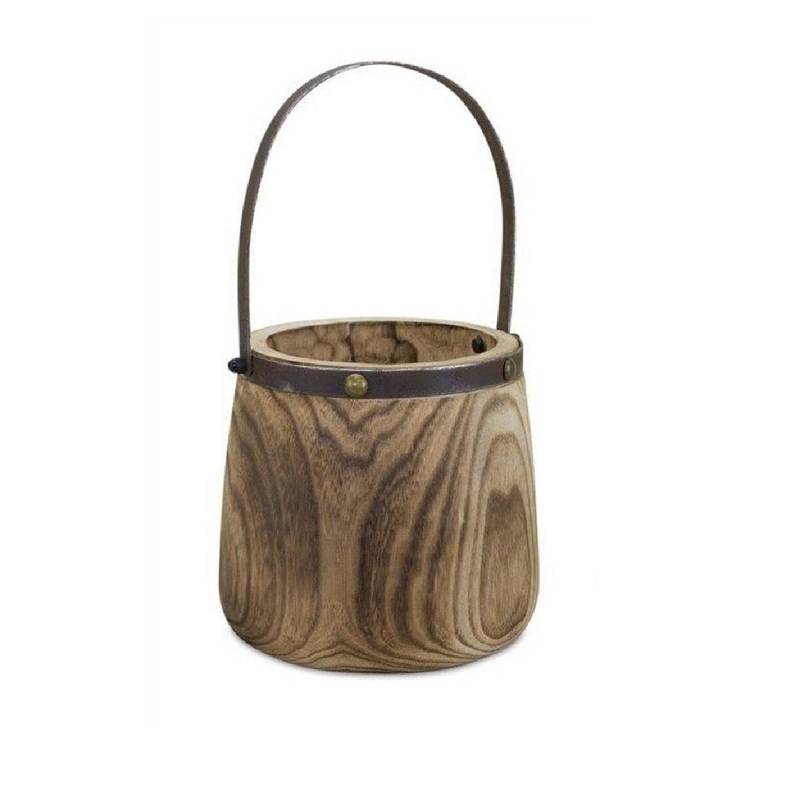 Pail Wood/Steel Large