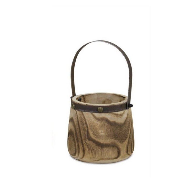 Pail Wood/Steel Small