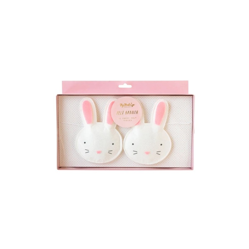 Puffy Felt Bunny Banner