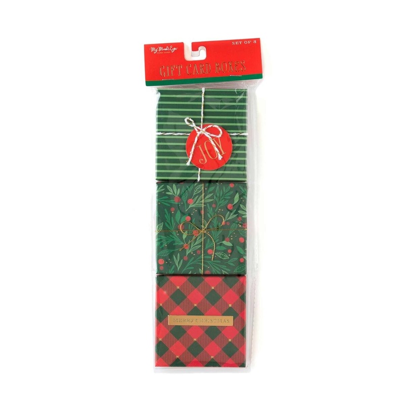 Red & Green Gift Card Boxes