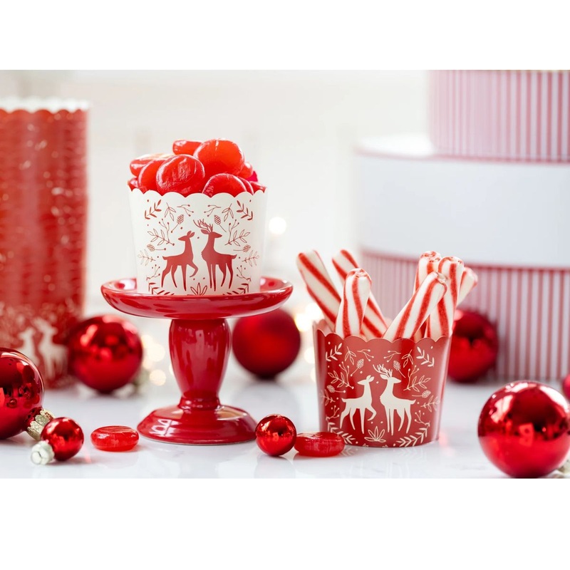 Red Stags Baking Cups