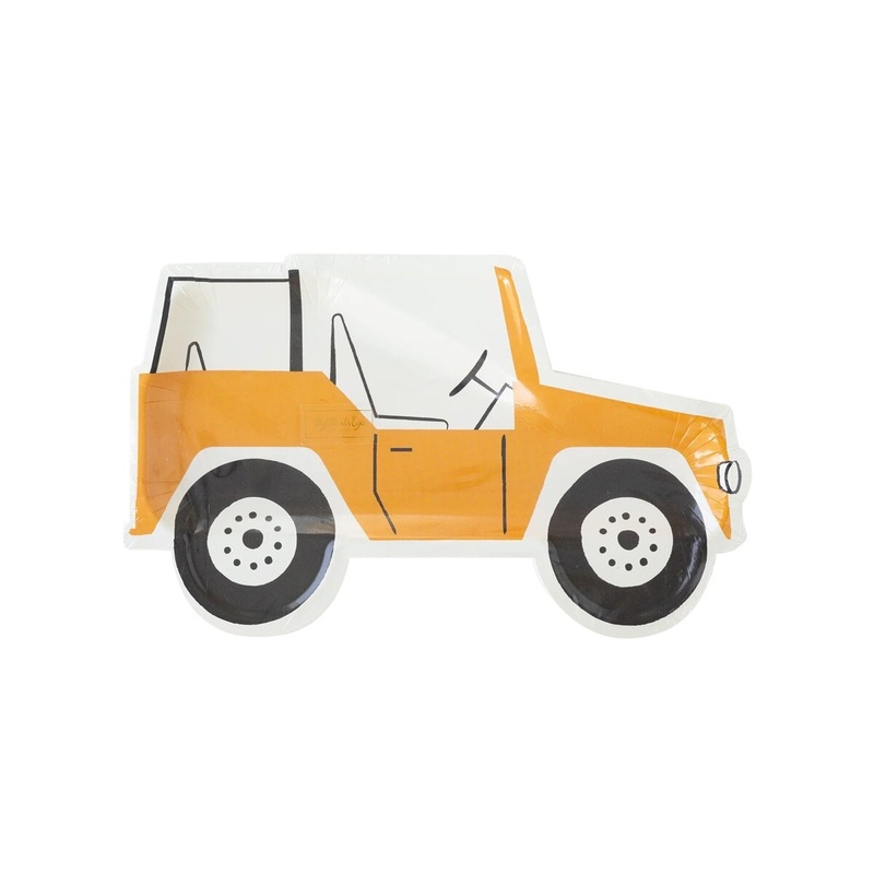 Safari Jeep Shape Plate