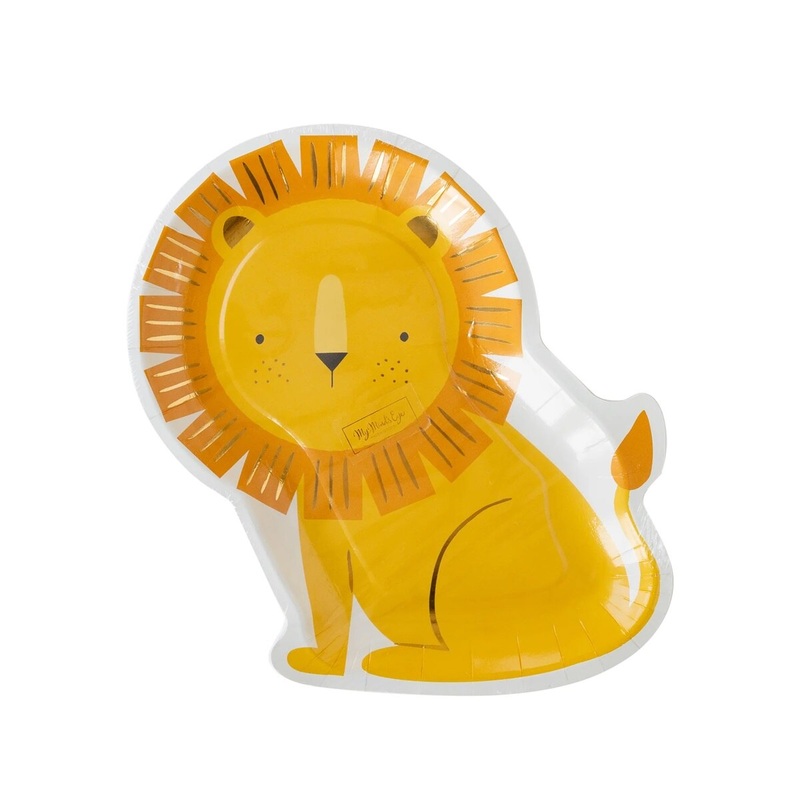 Safari Lion Shape Plate