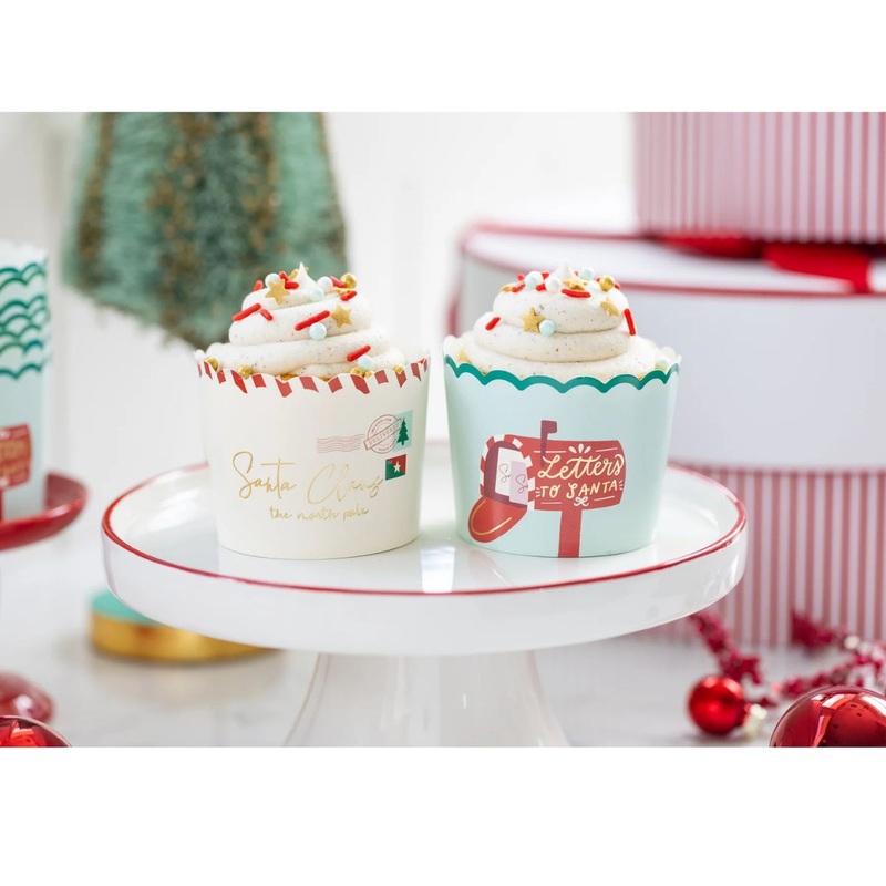 Santa Baking Cups
