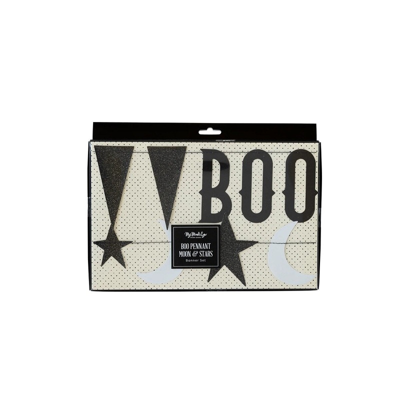 Vintage Halloween Boo w/Stars Banner