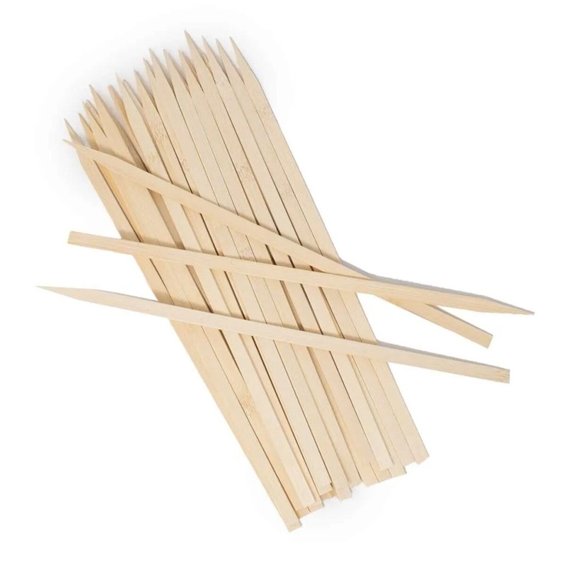 12 Flat Bamboo Skewers