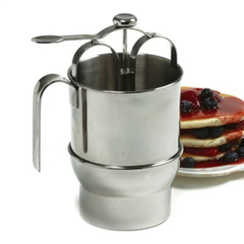 NorPro 4 Cup Jumbo Stainless Steel Pancake Dispenser