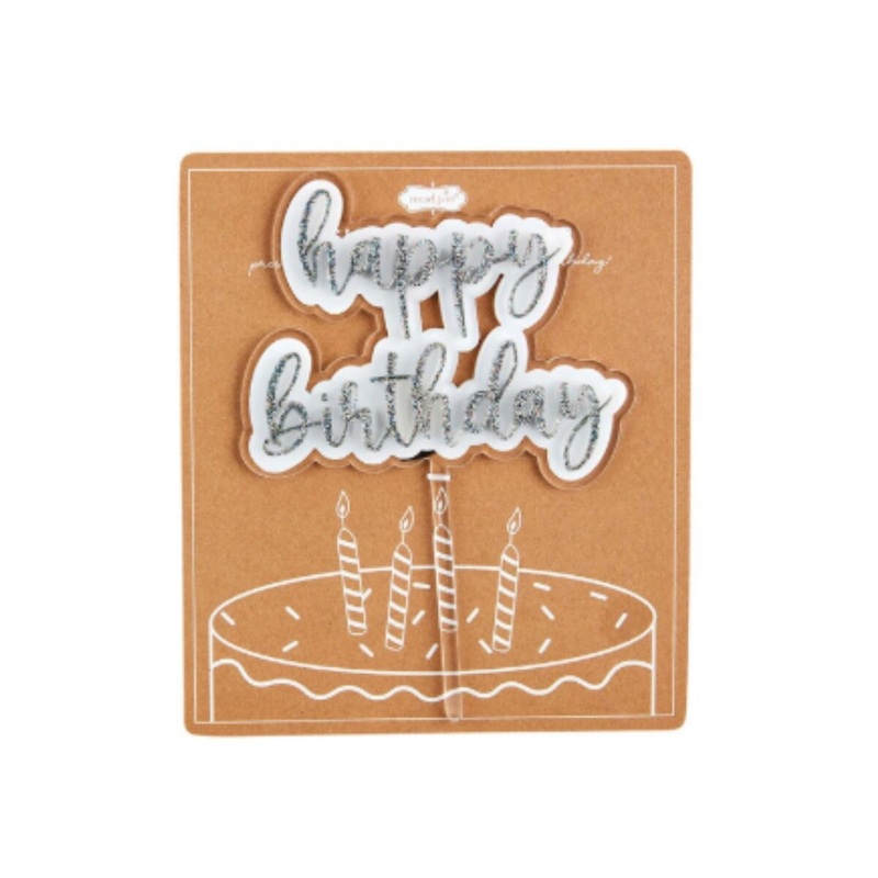 Rainbow Birthday Cake Topper