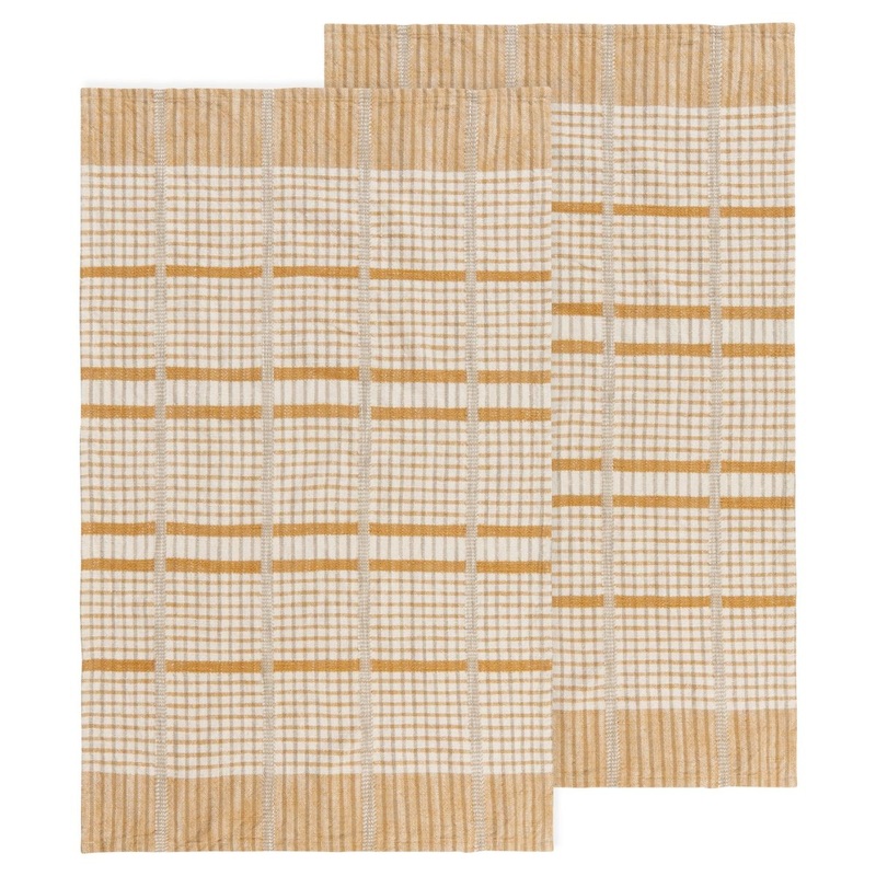 Saffron Finley Check Dishtowel