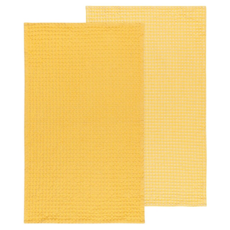 Second Spin Yellow Waffle Dishtowel