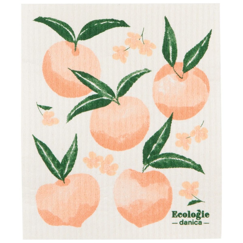 Swedish Dish Cloth- Peaches