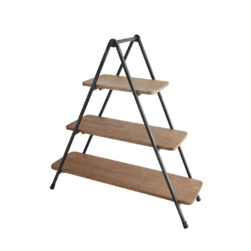 Three-Tier Wood Stand