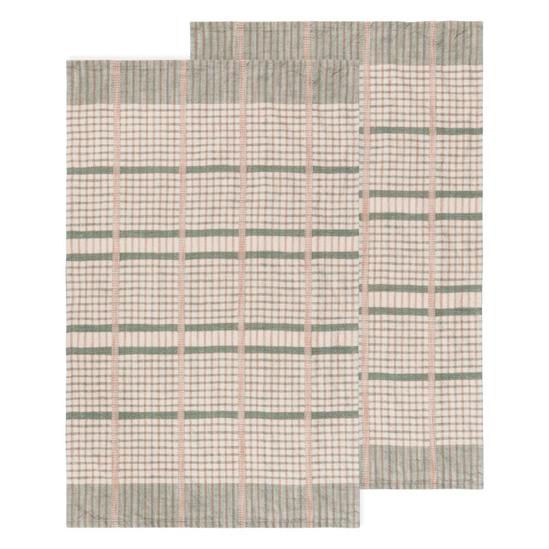 Willow Finley Check Dishtowel