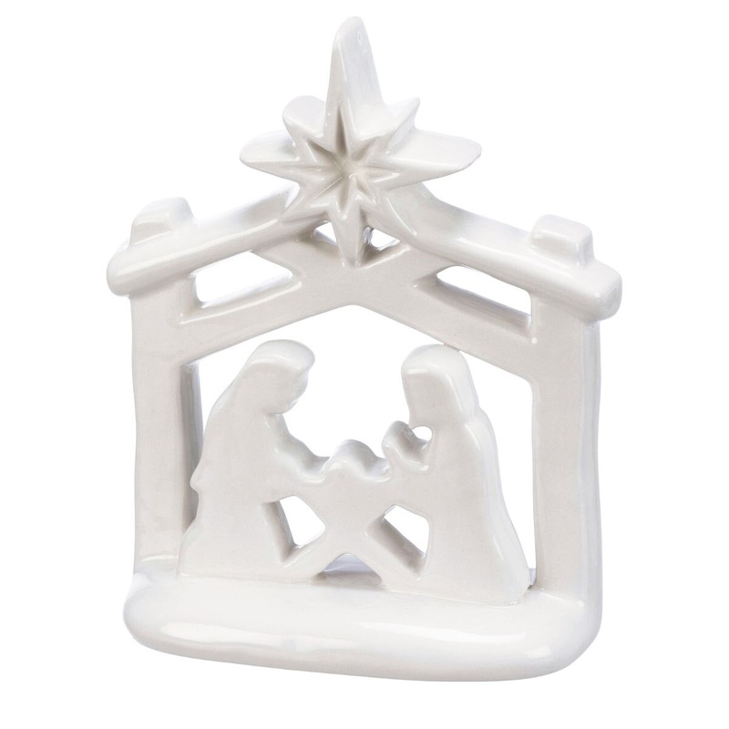 Ceramic Nativity Figurine