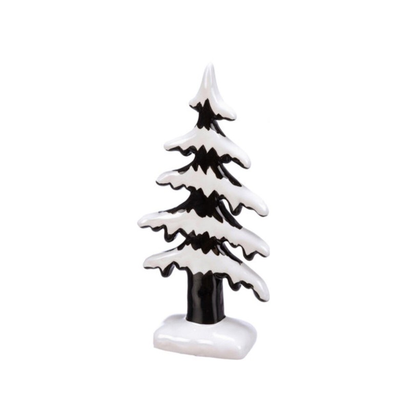 Ceramic Snowy Tree- Small