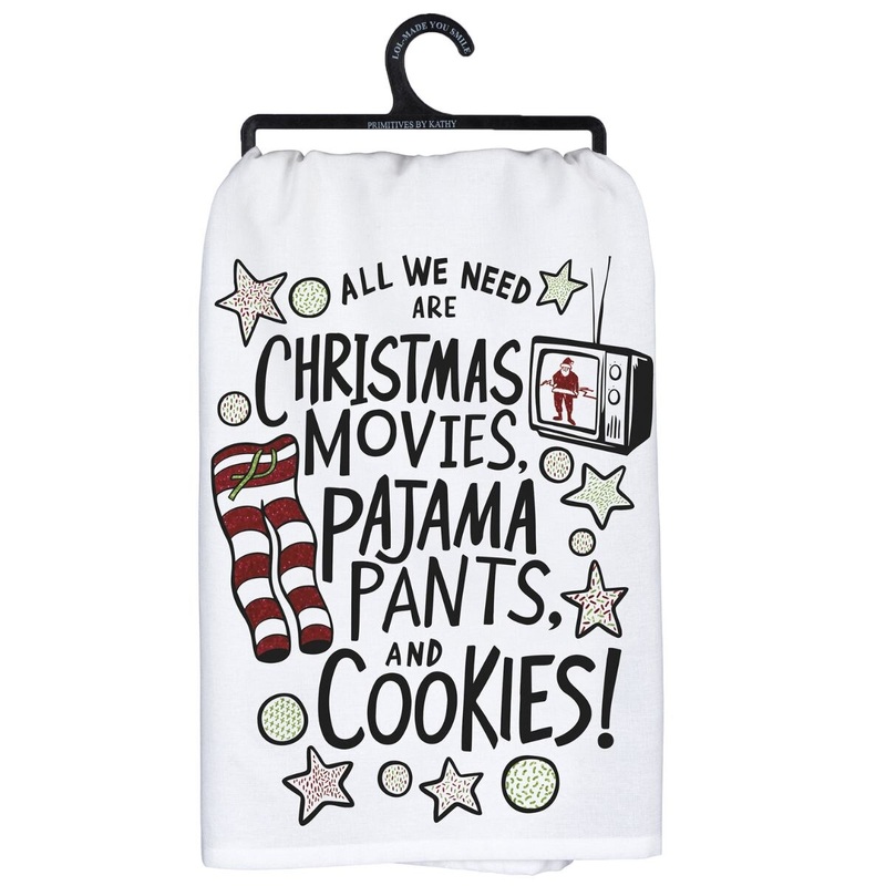 Christmas Pajama Pants Kitchen Towel