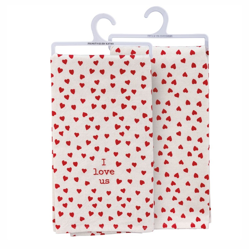 I Love Us Kitchen Towel