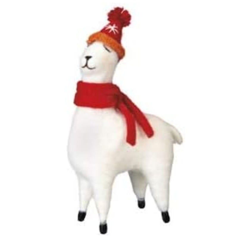 Llama Scarf and Hat