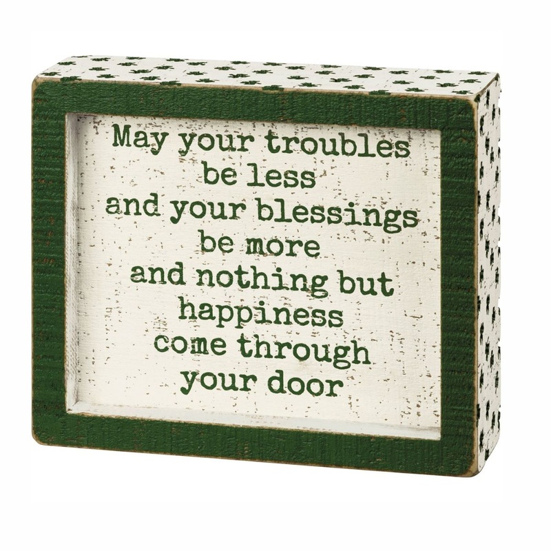 May Your Blessing Be More Box Sign