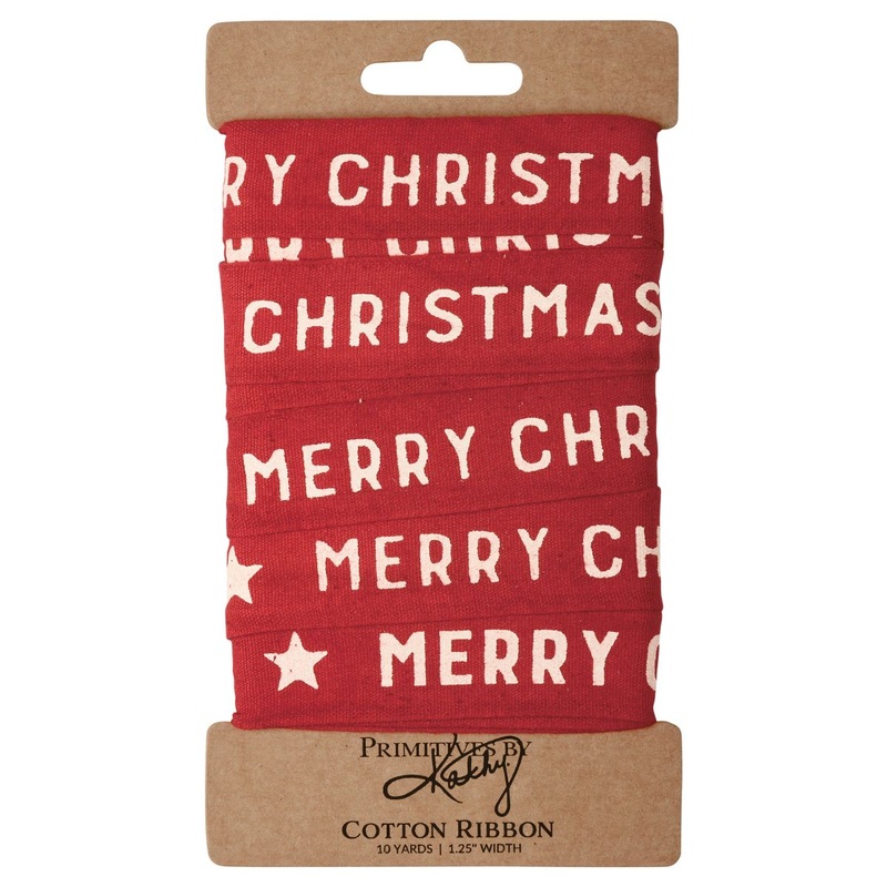 Merry Christmas Star Ribbon